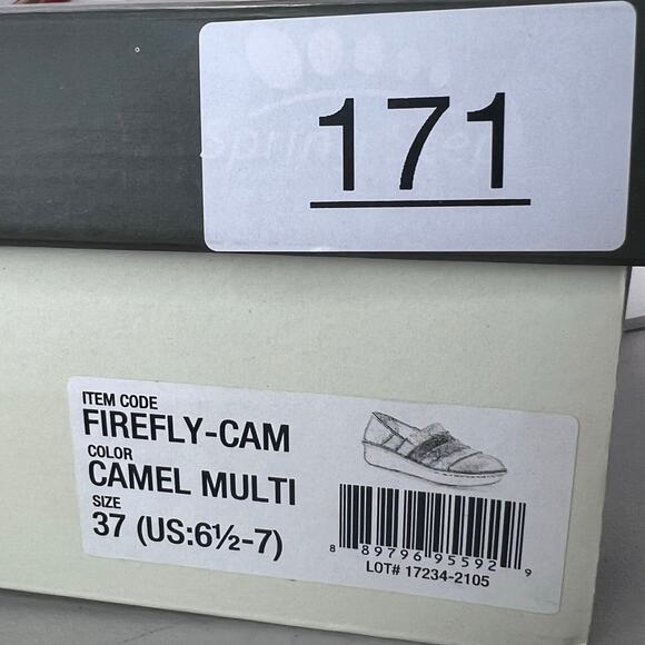 Spring Step Firefly Leather Loafer Camel Multi Women EU 37/6.5 NWB Art to Wear - Picture 11 of 11